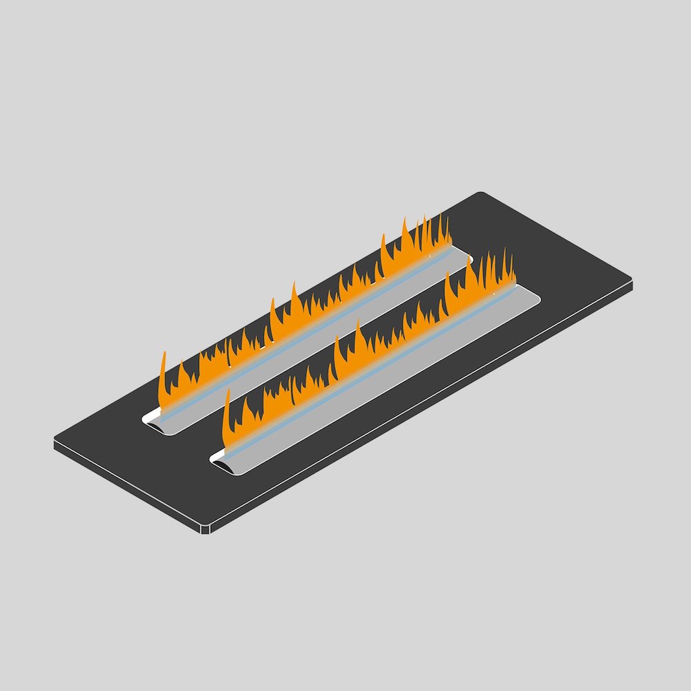 Element4 Fires Double Burner image