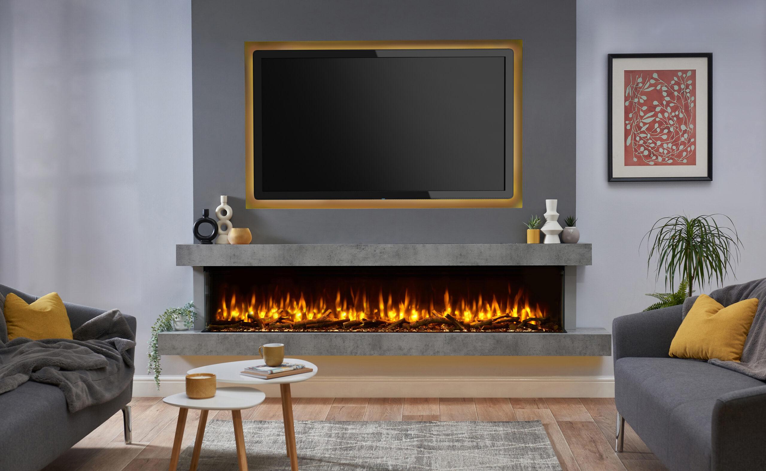Charlton & Jenrick iRange i2000e Slimline Electric Fire